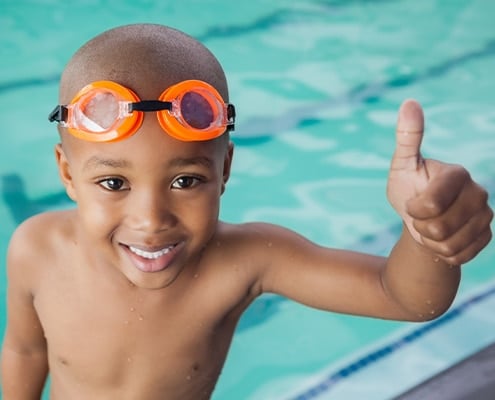 learn the benefits of swimming for child development